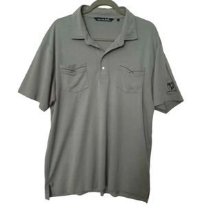 Travis Matthew Polo Shirt Men's X-large Gray